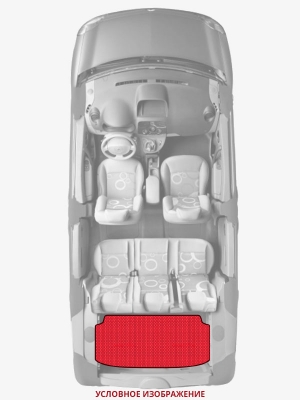 ЭВА коврики «Queen Lux» багажник для Volkswagen Sharan